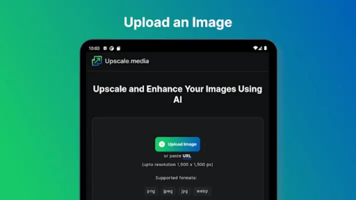 Upscale.media android App screenshot 3